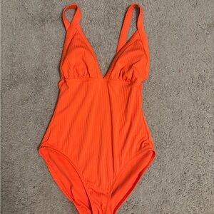 Shade & Shore Bright Orange Kids Bodysuit